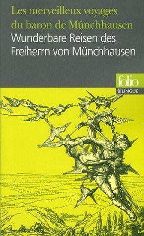 Couverture de Les merveilleux voyages du baron de Münchhausen / Wunderbare Reisen des Freiherrn von Münchhausen
