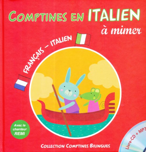 Comptines en italien à mime (Livre et Cd/Mp3)