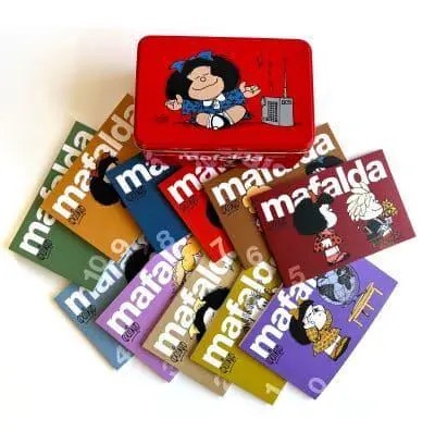 Colección Mafalda: 11 tomos en una lata