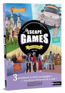 Pochette Escape Games Allemand A2/B1