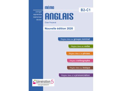 Mémo anglais B1-B2