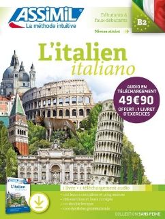 L'italien B2 - Pack avec 1 livre de 528 pages et 1 téléchargement audio MP3