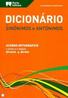 Dicionário moderno de sinónimos e antónimos